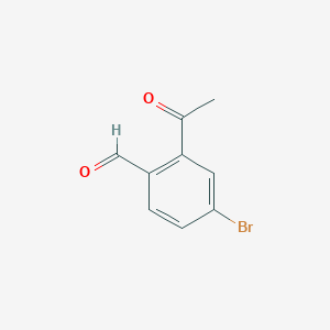 2-Acetyl-4-bromobenzaldehyde
