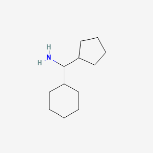 molecular formula C12H23N B2990095 环己基(环戊基)甲胺 CAS No. 1184260-81-8
