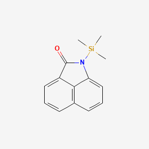 molecular formula C14H15NOSi B2990169 1-(trimethylsilyl)benzo[cd]indol-2(1H)-one CAS No. 303794-27-6