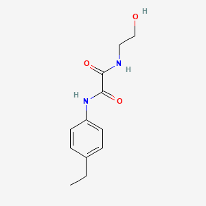 molecular formula C12H16N2O3 B2990191 N'-(4-ethylphenyl)-N-(2-hydroxyethyl)oxamide CAS No. 507463-96-9