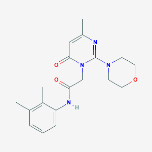 molecular formula C19H24N4O3 B2990210 N-(2,3-dimethylphenyl)-2-(4-methyl-2-morpholin-4-yl-6-oxopyrimidin-1(6H)-yl)acetamide CAS No. 1251707-67-1