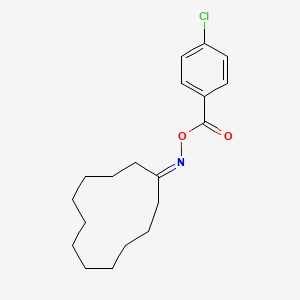 molecular formula C19H26ClNO2 B2990213 (Cyclododecylideneamino) 4-chlorobenzoate CAS No. 252730-97-5