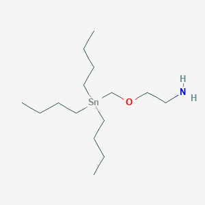 molecular formula C15H35NOSn B2990285 2-(三丁基锡氧甲基)乙胺 CAS No. 1557288-04-6