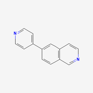 molecular formula C14H10N2 B2990305 6-(Pyridin-4-yl)isoquinoline CAS No. 1255860-55-9