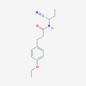 molecular formula C15H20N2O2 B2990307 N-(1-cyanopropyl)-3-(4-ethoxyphenyl)propanamide CAS No. 1311875-53-2