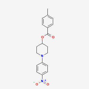 1-(4-Nitrophenyl)-4-piperidinyl 4-methylbenzenecarboxylate