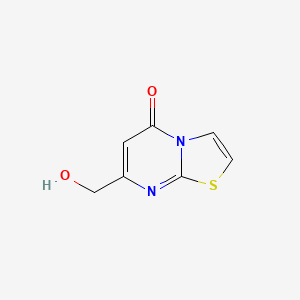 molecular formula C7H6N2O2S B2990330 7-(hydroxymethyl)-5H-[1,3]thiazolo[3,2-a]pyrimidin-5-one CAS No. 85811-77-4