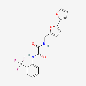 N1-([2,2'-bifuran]-5-ylmethyl)-N2-(2-(trifluoromethyl)phenyl)oxalamide