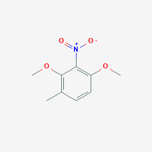 molecular formula C9H11NO4 B2990353 1,3-Dimethoxy-4-methyl-2-nitrobenzene CAS No. 1378831-08-3