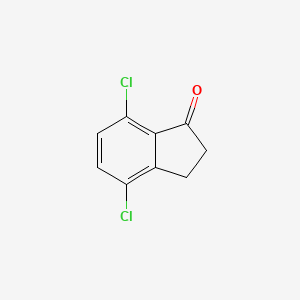 molecular formula C9H6Cl2O B2990361 4,7-二氯-2,3-二氢-1H-茚-1-酮 CAS No. 52977-63-6