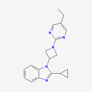 2-Cyclopropyl-1-[1-(5-ethylpyrimidin-2-yl)azetidin-3-yl]benzimidazole