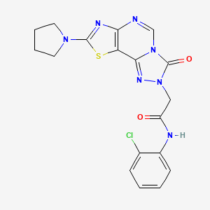 3-Ethyl-6-[3-oxo-3-(4-phenylpiperazin-1-yl)propyl]-4-piperidin-1-ylisoxazolo[5,4-d]pyrimidine