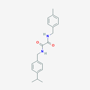 molecular formula C20H24N2O2 B299039 N-(4-methylbenzyl)-N'-[4-(propan-2-yl)benzyl]ethanediamide 