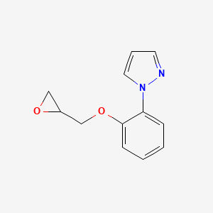 1-[2-(Oxiran-2-ylmethoxy)phenyl]pyrazole