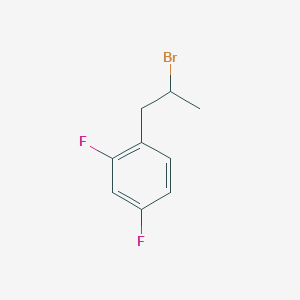 molecular formula C9H9BrF2 B2990435 1-(2-Bromopropyl)-2,4-difluorobenzene CAS No. 1511523-23-1