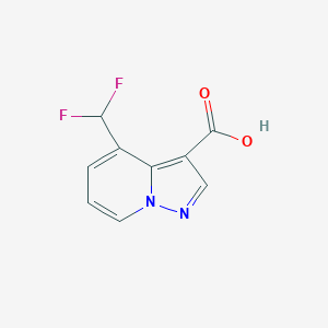 4-(Difluoromethyl)pyrazolo[1,5-a]pyridine-3-carboxylic acid