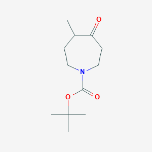 molecular formula C12H21NO3 B2990457 叔丁基 4-甲基-5-氧代氮杂环戊烷-1-羧酸酯 CAS No. 1228450-21-2