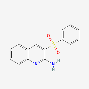 3-(Phenylsulfonyl)-2-quinolinamine