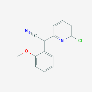 2-(6-Chloro-2-pyridinyl)-2-(2-methoxyphenyl)acetonitrile