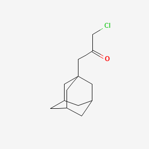 molecular formula C13H19ClO B2990494 1-(Adamantan-1-yl)-3-chloropropan-2-one CAS No. 26525-19-9