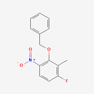2-(Benzyloxy)-4-fluoro-3-methyl-1-nitrobenzene