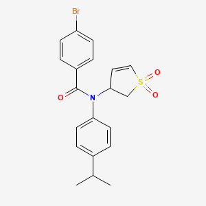 4-bromo-N-(1,1-dioxido-2,3-dihydrothien-3-yl)-N-(4-isopropylphenyl)benzamide