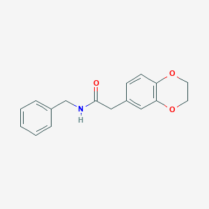 N-benzyl-2-(2,3-dihydro-1,4-benzodioxin-6-yl)acetamide