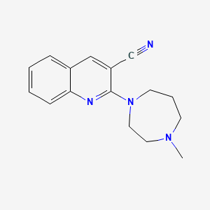 2-(4-Methyl-1,4-diazepan-1-yl)quinoline-3-carbonitrile