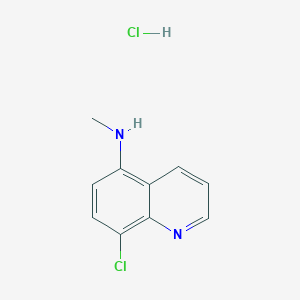 8-Chloro-N-methylquinolin-5-amine;hydrochloride
