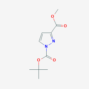 molecular formula C10H14N2O4 B2990547 1-Tert-butyl 3-methyl pyrazole-1,3-dicarboxylate CAS No. 1820607-83-7