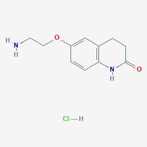 6-(2-Aminoethoxy)-1,2,3,4-tetrahydroquinolin-2-one hydrochloride