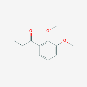 molecular formula C11H14O3 B2990563 1-(2,3-Dimethoxyphenyl)propan-1-one CAS No. 76049-04-2