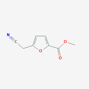 molecular formula C8H7NO3 B2990574 Methyl 5-(cyanomethyl)furan-2-carboxylate CAS No. 39258-67-8