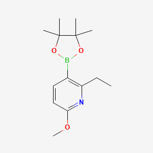 6-Methoxy-2-ethylpyridine-3-boronic acid pinacol ester