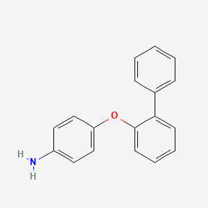 molecular formula C18H15NO B2990650 4-(2-苯基苯氧基)苯胺 CAS No. 212189-56-5