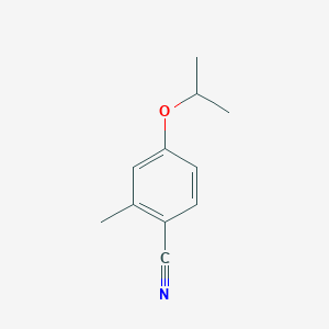 molecular formula C11H13NO B2990691 4-Isopropoxy-2-methylbenzonitrile CAS No. 1369807-40-8