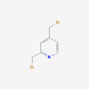 molecular formula C7H7Br2N B2990717 2,4-Bis(bromomethyl)pyridine CAS No. 1003294-47-0