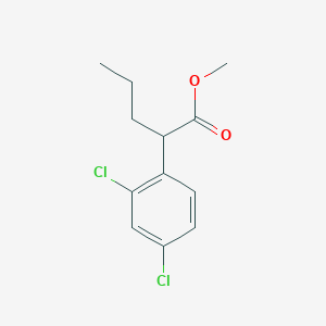 molecular formula C12H14Cl2O2 B2990725 Methyl 2-(2,4-dichlorophenyl)pentanoate CAS No. 341033-90-7