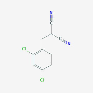 molecular formula C10H6Cl2N2 B2990737 2-(2,4-Dichlorobenzyl)malononitrile CAS No. 338965-08-5