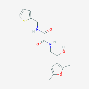 N1-(2-(2,5-dimethylfuran-3-yl)-2-hydroxyethyl)-N2-(thiophen-2-ylmethyl)oxalamide