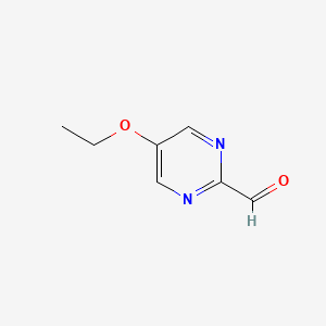 molecular formula C7H8N2O2 B2990787 5-Ethoxypyrimidine-2-carbaldehyde CAS No. 2411260-18-7