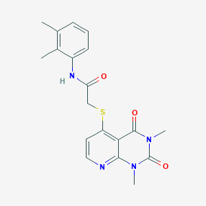 2-(1,3-dimethyl-2,4-dioxopyrido[2,3-d]pyrimidin-5-yl)sulfanyl-N-(2,3-dimethylphenyl)acetamide
