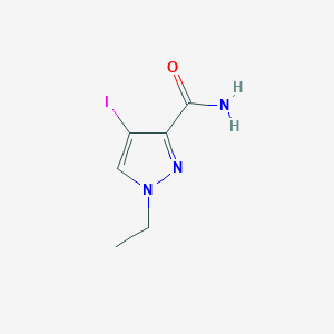 1-Ethyl-4-iodopyrazole-3-carboxamide