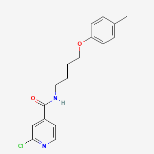 2-chloro-N-[4-(4-methylphenoxy)butyl]pyridine-4-carboxamide