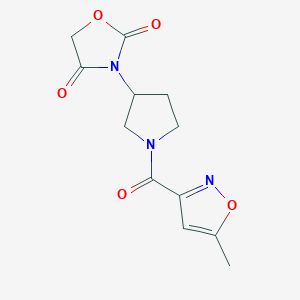 3-(1-(5-Methylisoxazole-3-carbonyl)pyrrolidin-3-yl)oxazolidine-2,4-dione