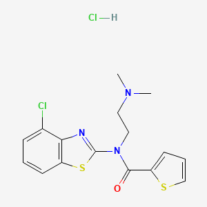 N-(4-chlorobenzo[d]thiazol-2-yl)-N-(2-(dimethylamino)ethyl)thiophene-2-carboxamide hydrochloride