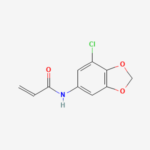 N-(7-Chloro-1,3-benzodioxol-5-yl)prop-2-enamide