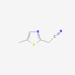 molecular formula C6H6N2S B2991053 (5-Methyl-1,3-thiazol-2-yl)acetonitrile CAS No. 851269-14-2
