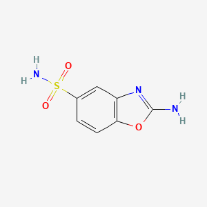 molecular formula C7H7N3O3S B2991064 2-Amino-1,3-benzoxazole-5-sulfonamide CAS No. 1479273-05-6