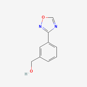 molecular formula C9H8N2O2 B2991122 [3-(1,2,4-Oxadiazol-3-yl)phenyl]methanol CAS No. 2279124-25-1